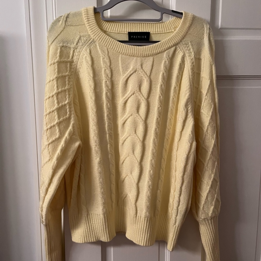Barely worn yellow sweater